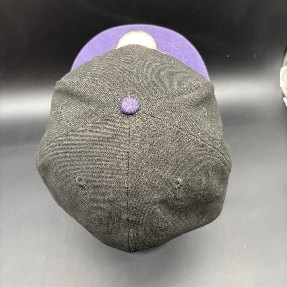 Lakers New Era 59FIFTY Hardwood Classics Fitted Hat Size 8 1/4 Black Purple